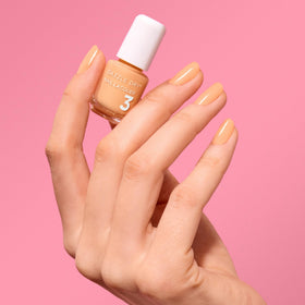Dazzle Dry Poolside Pink texture closeup showing coral shimmer and glossy finish