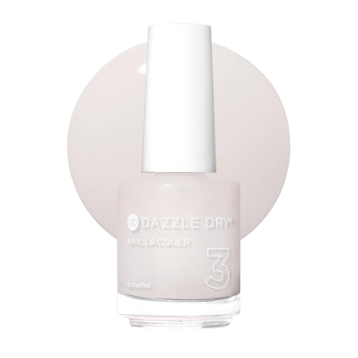 Dazzle Dry bottle front view showing Prima Ballerina shade and sleek packaging benefit