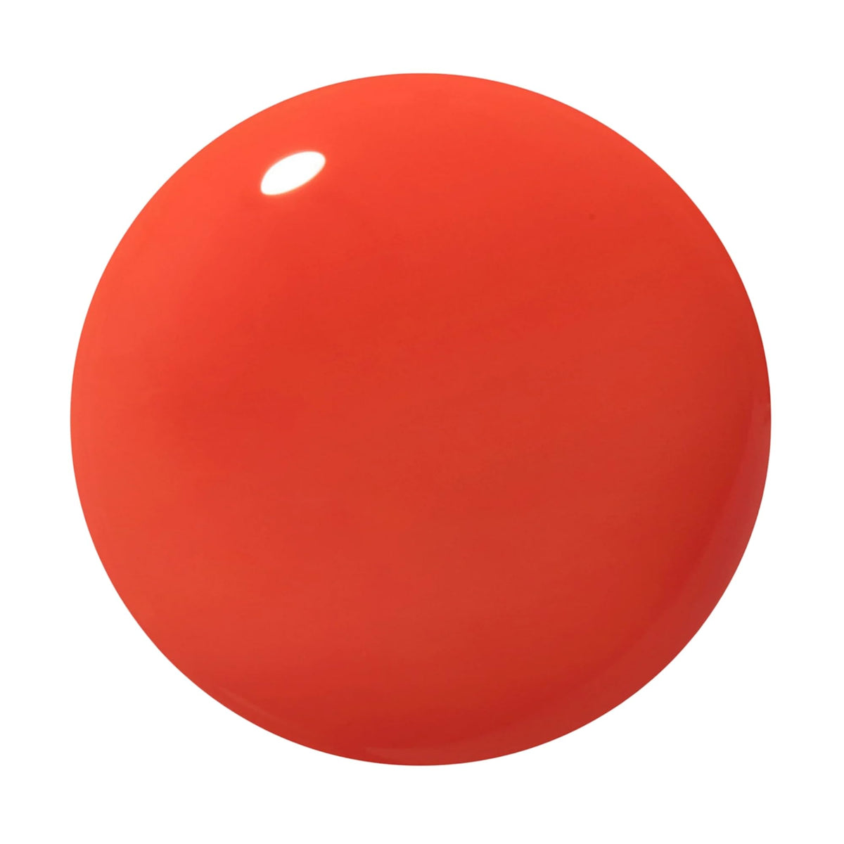 Dazzle Dry Red Hot Chili lacquer bottle close-up highlighting bold orangey red