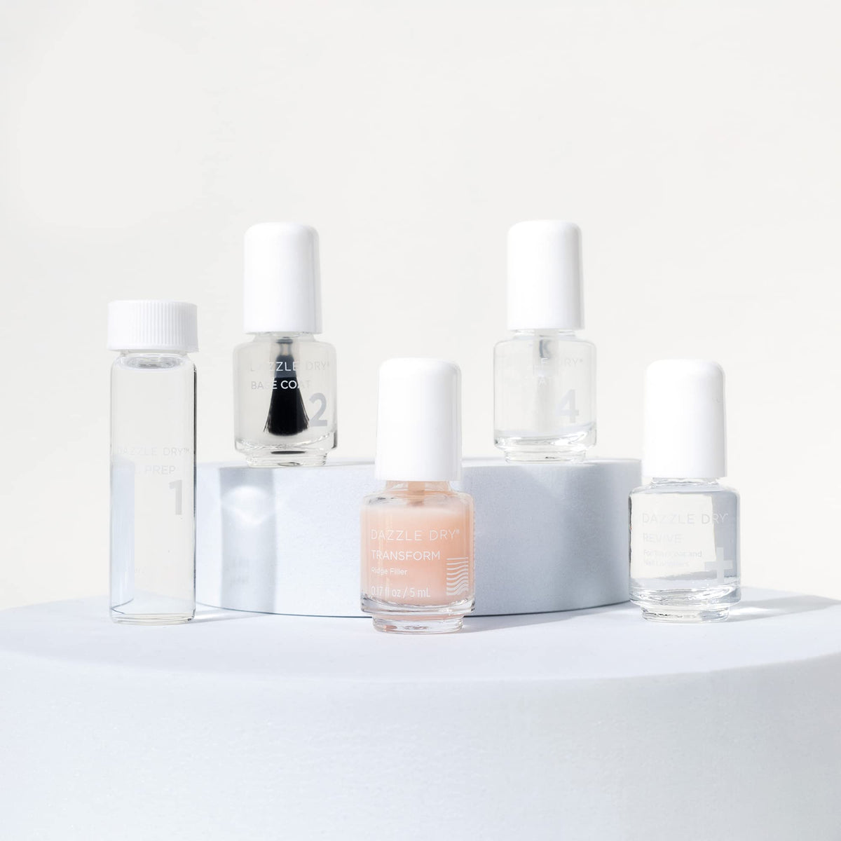 Dazzle Dry Revive thinner pouring into bottle demonstrating restored brush flow