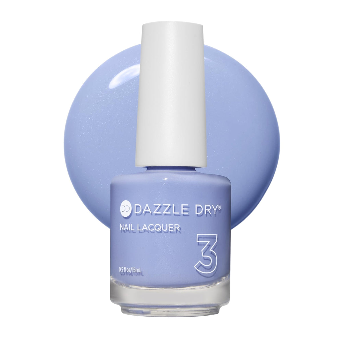 Dazzle Dry Sail Away front packaging showing pastel periwinkle cream benefit