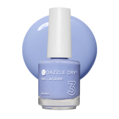 Dazzle Dry Sail Away front packaging showing pastel periwinkle cream benefit