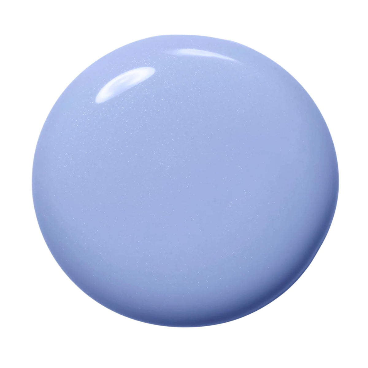 Dazzle Dry Sail Away lacquer close-up showing creamy pastel periwinkle coverage
