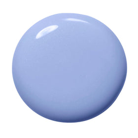 Dazzle Dry Sail Away lacquer close-up showing creamy pastel periwinkle coverage