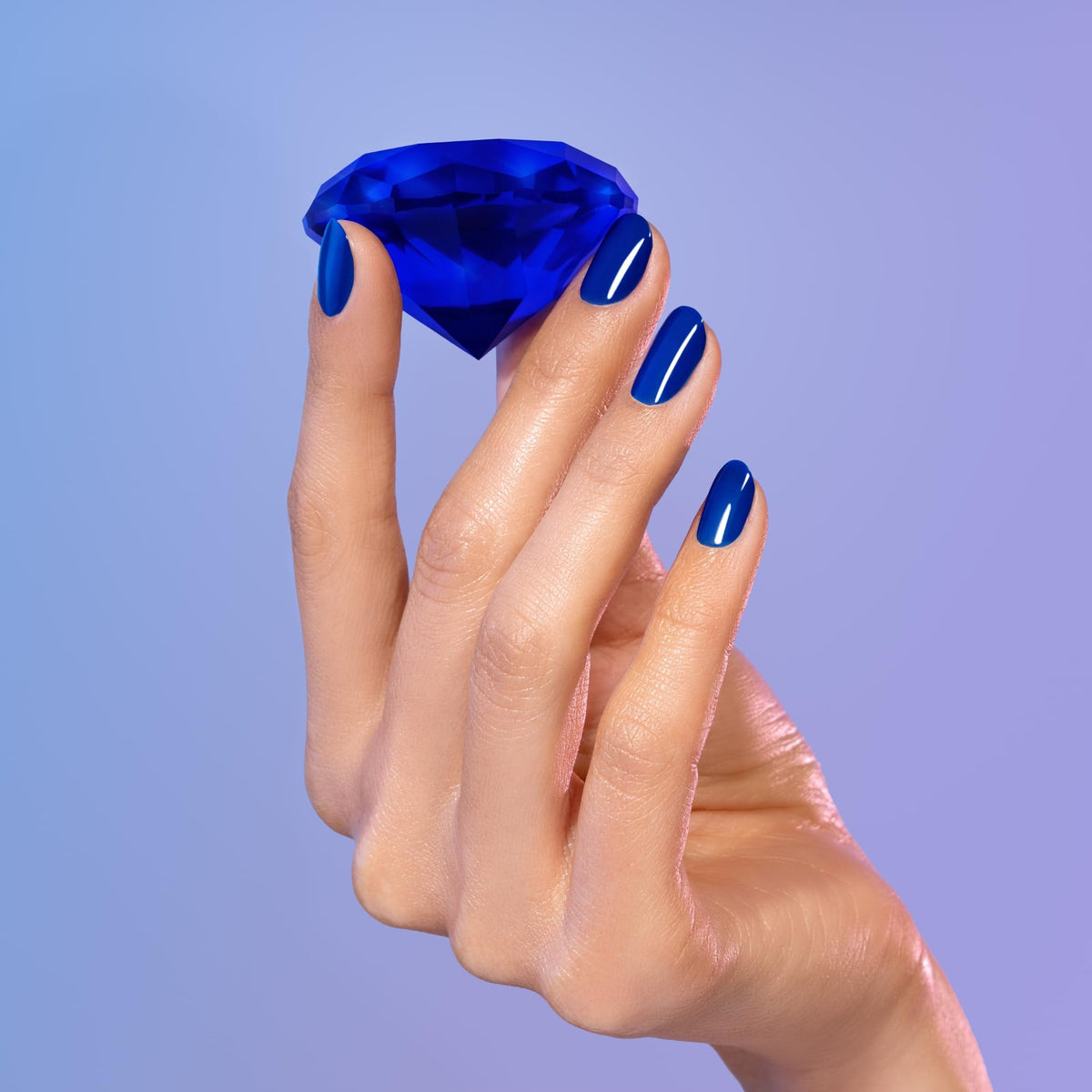 Dazzle Dry two coats swatch showing richer opacity when layered