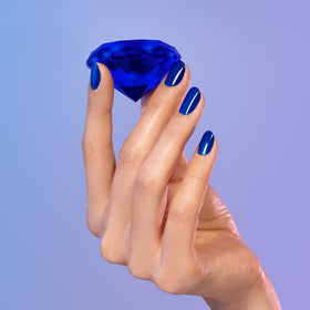 Dazzle Dry two coats swatch showing richer opacity when layered