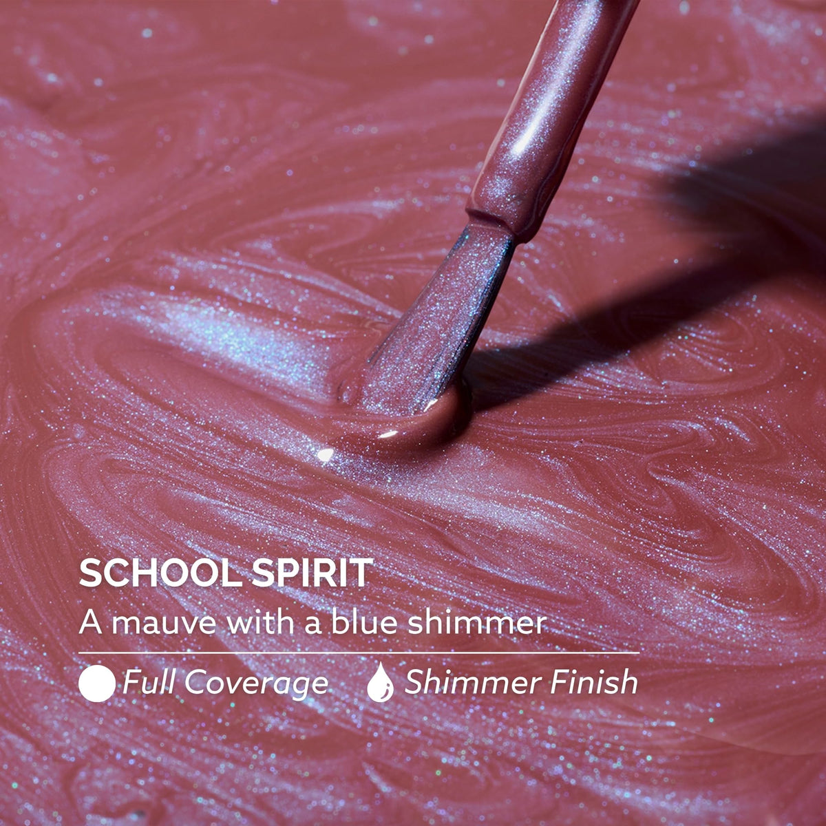 Dazzle Dry brush stroke swatch displaying smooth application and coverage benefit