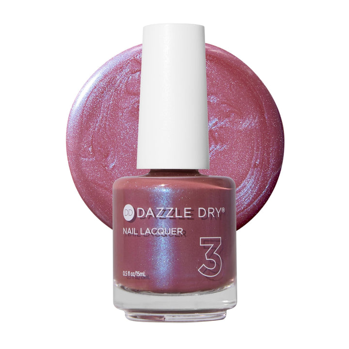 Dazzle Dry bottle front packaging showing School Spirit color and benefit of quick-dry