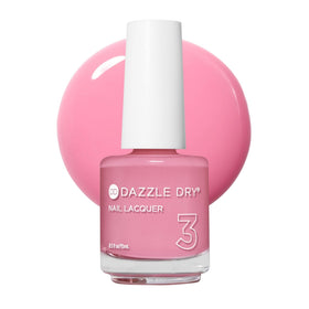 Dazzle Dry Soulmate front bottle showing vibrant bubblegum-pink cream color and brand