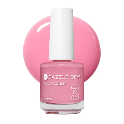 Dazzle Dry Soulmate front bottle showing vibrant bubblegum-pink cream color and brand