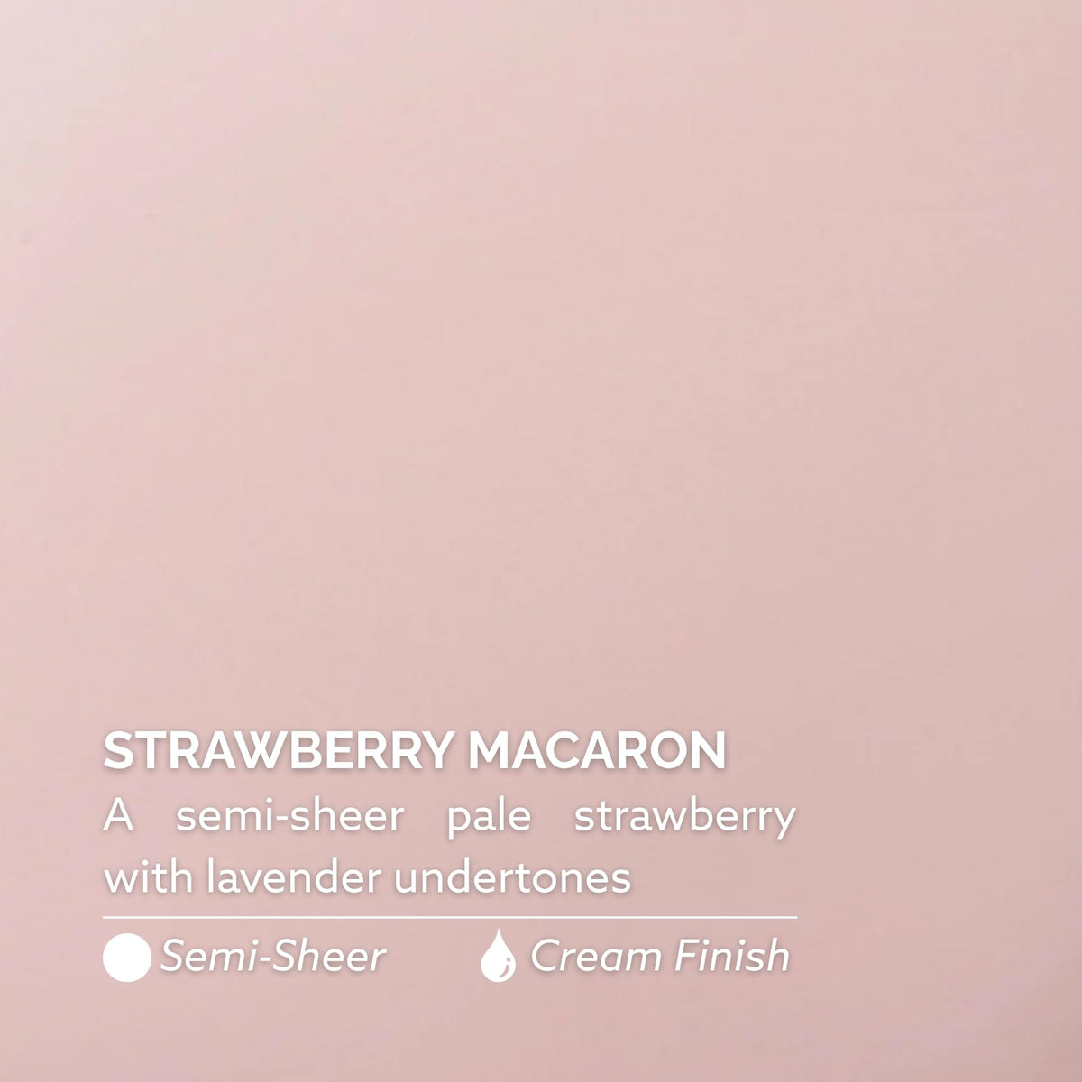 Dazzle Dry swatch painted on fingertips illustrating semi-sheer strawberry color payoff