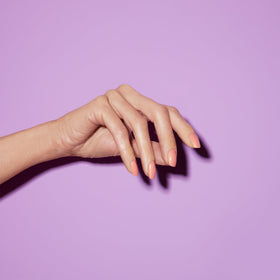 Dazzle Dry three coats demonstrating increased opacity and wearable finish benefit