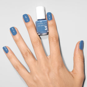 Dazzle Dry top coat brush detail demonstrating even application and quick set