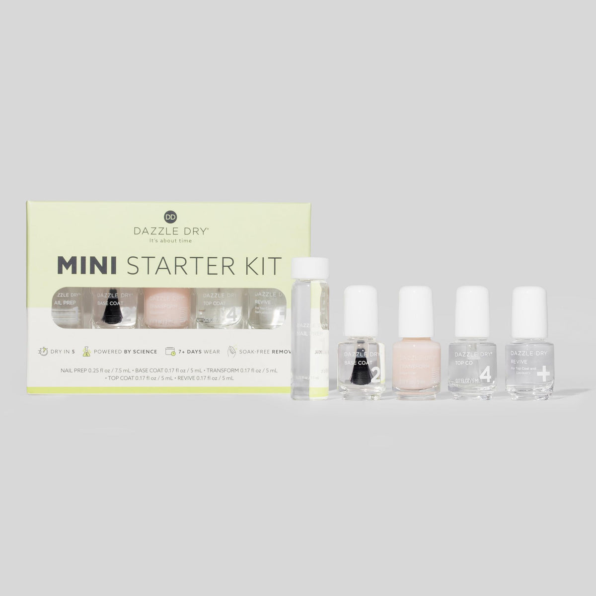 Dazzle Dry Transform Ridge Filler texture close-up creating an even nail surface