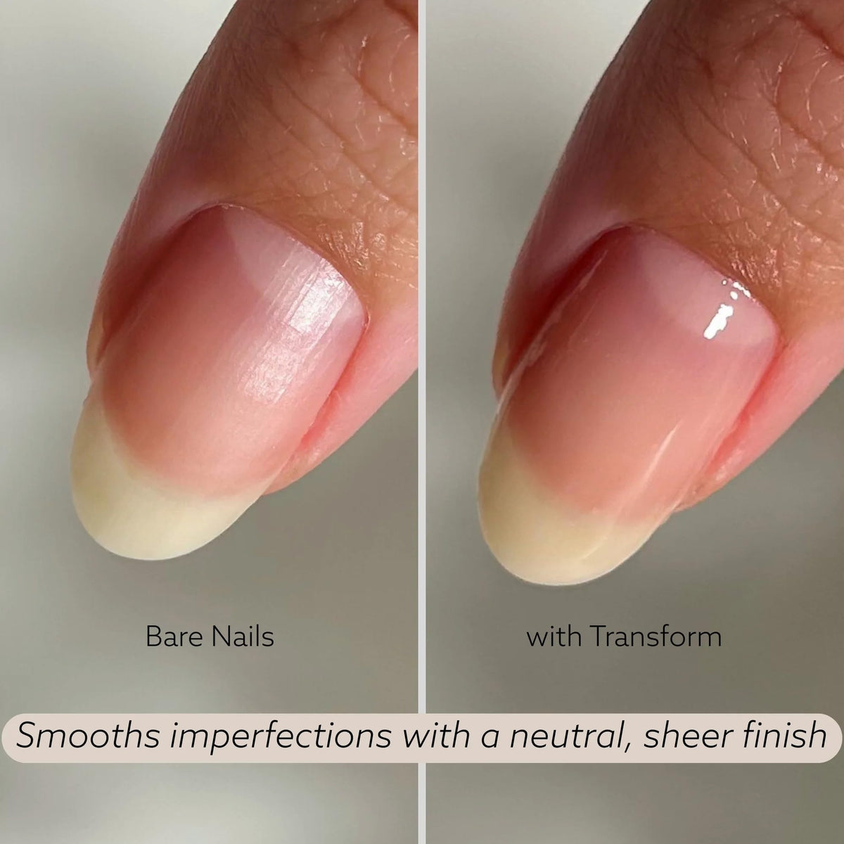 Dazzle Dry swatch showing ridge filler texture and leveling benefit