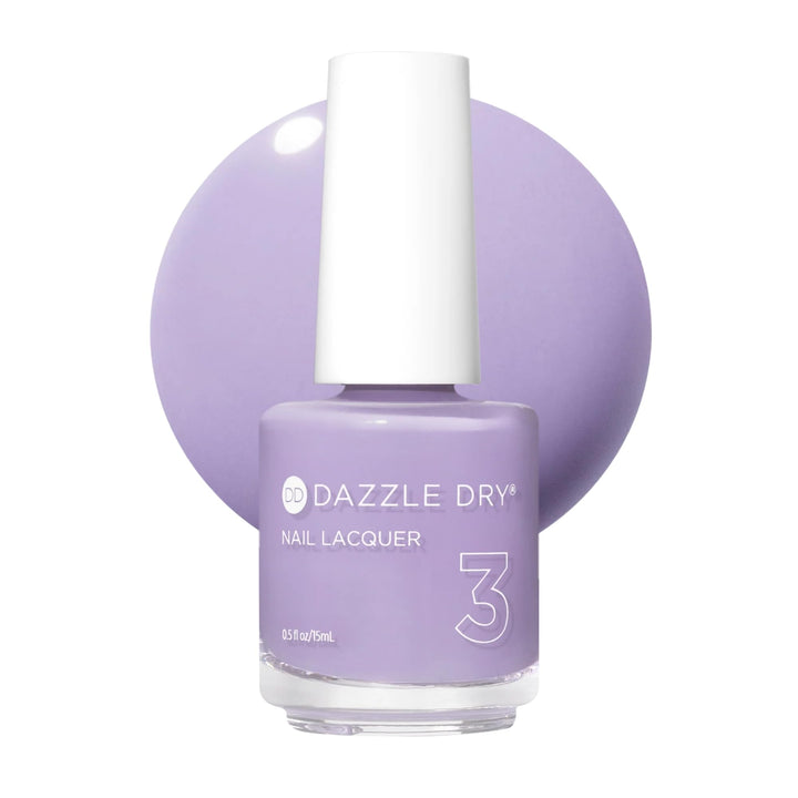 Dazzle Dry front bottle showing Week in Provence lavender and quick-dry benefit
