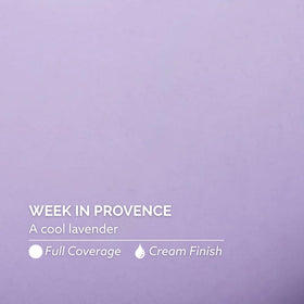 Dazzle Dry nail swatch on hand wearing Week in Provence demonstrating durable wear