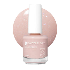Dazzle Dry Wish bottle front view showing elegant light almond shade