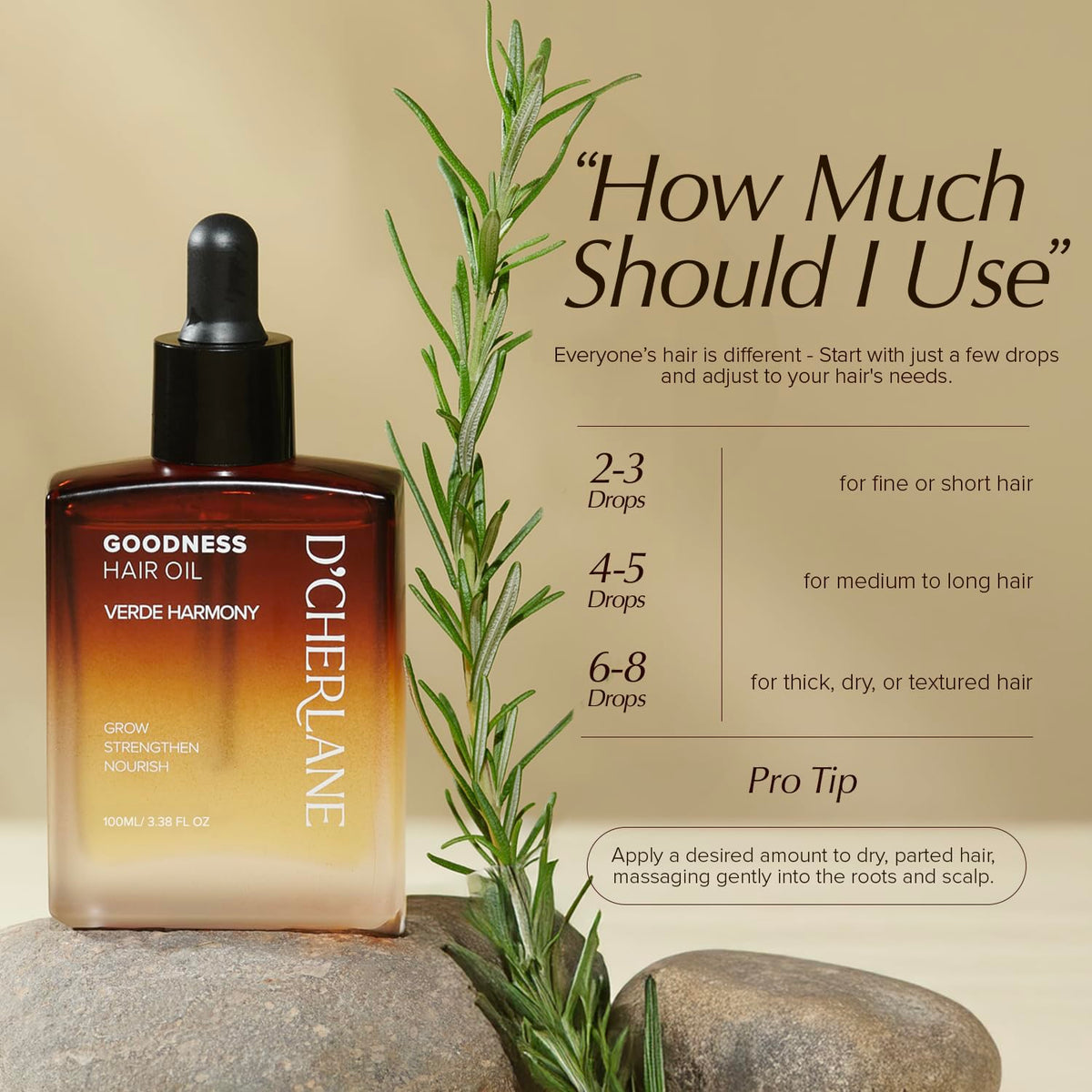 D'Cherlane hair ends detail reducing split ends and adding softness