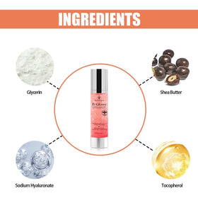 Dcsily Be Glossy placed on nightstand as part of a routine to show evening hydration benefit