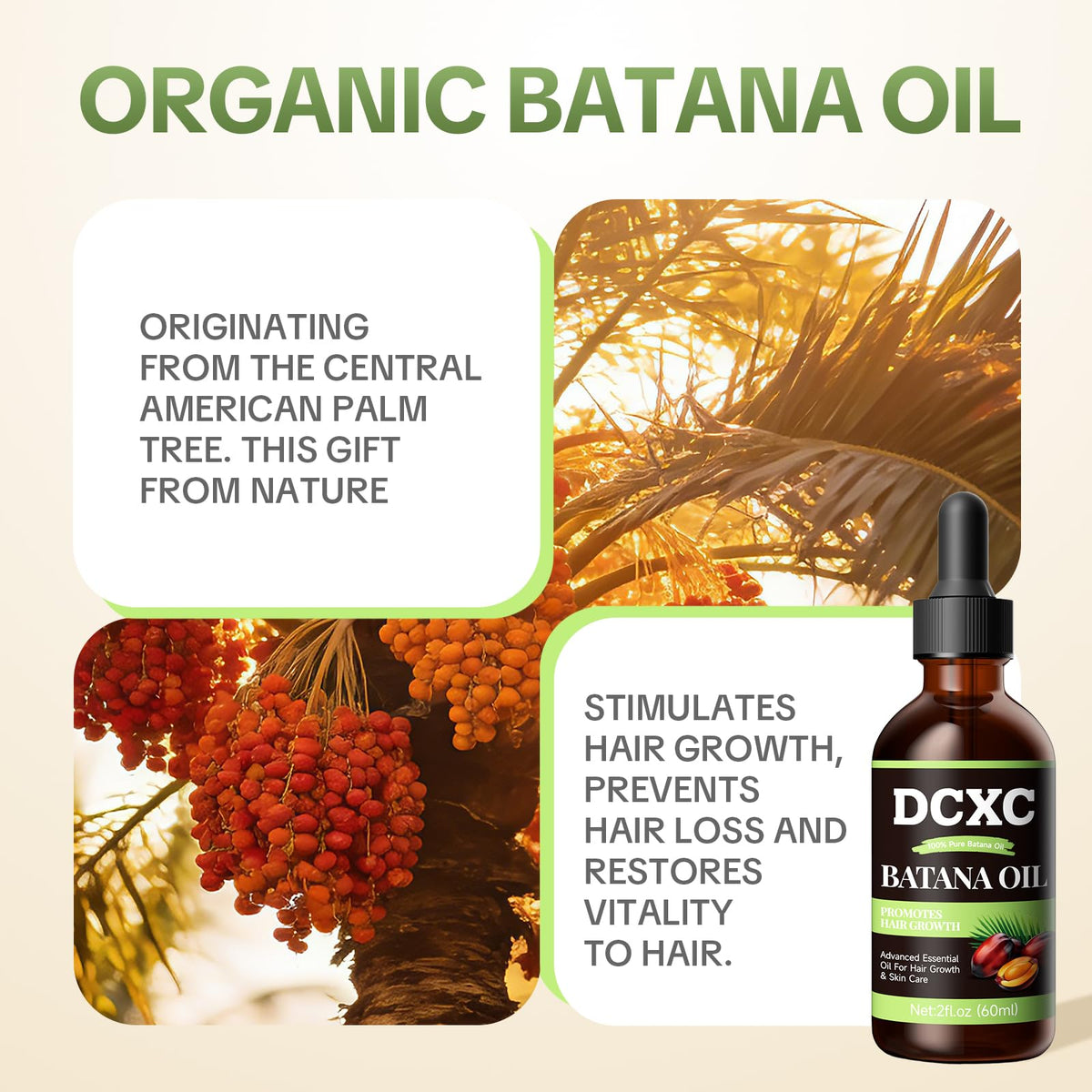 Person massaging DCXC Batana oil into scalp to boost nourishment and reduce breakage