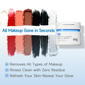 ddg balm in hand being scooped and applied, demonstrates easy application