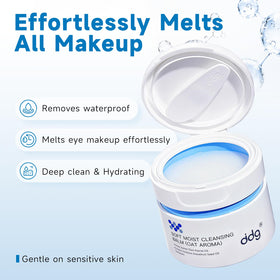 ddg jar beside a ruler for scale showing 100ml size, clarifies product volume
