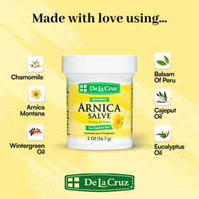 De La Cruz open jar close-up showing creamy balm texture for fast absorption