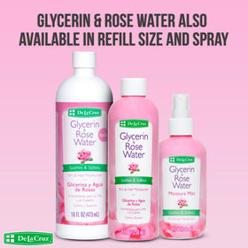 De La Cruz two bottles staged in bathroom for daily routine convenience