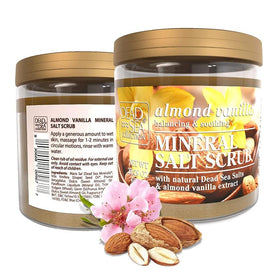 Dead Sea Collection scrub jar styled in bathroom showing at-home spa benefit