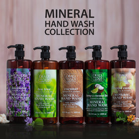 Dead Sea Collection bathroom lifestyle scene adding a calming, spa-like handwash experience