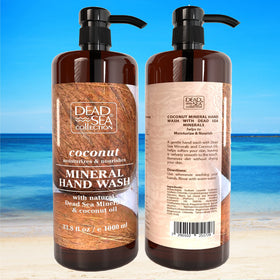 Dead Sea Collection bottle on sink suggesting everyday household convenience