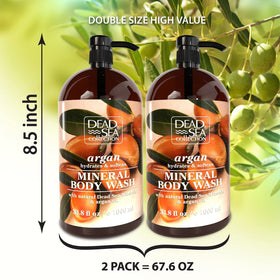 Dead Sea Collection close-up of argan oil visual highlighting nourishment