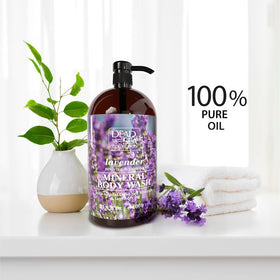 Dead Sea Collection close-up foam texture demonstrating gentle cleanse