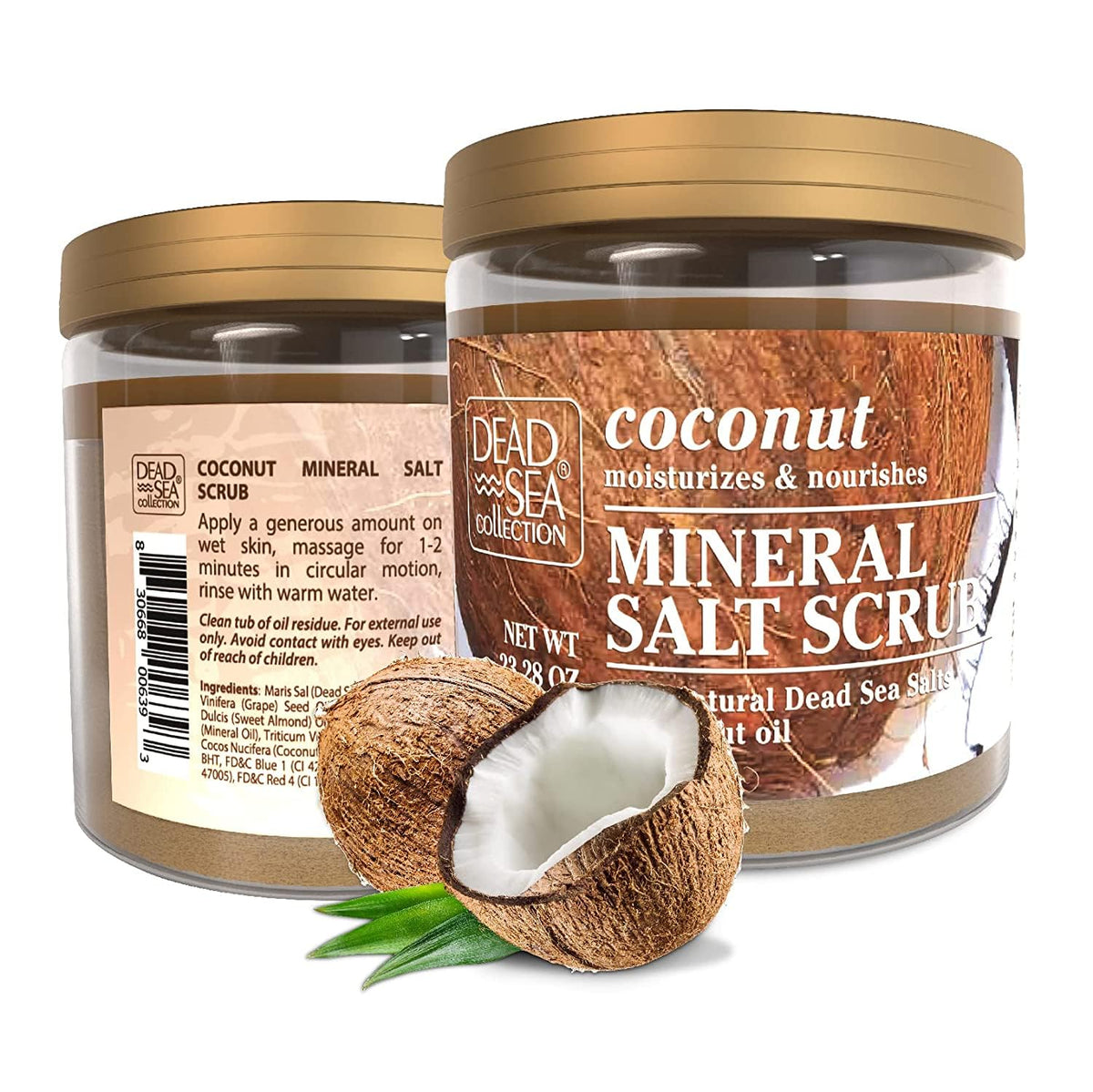 Dead Sea Collection recyclable jar emphasis on eco-friendly packaging and sustainability