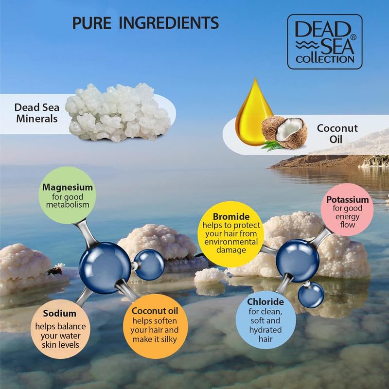 Dead Sea Collection conditioner creamy texture for smooth detangling