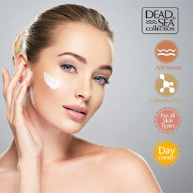 Dead Sea Collection ingredient label showing Dead Sea minerals and vitamins