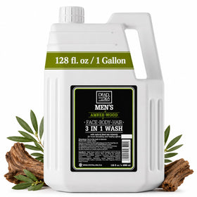 Dead Sea Collection front label on 128 oz bottle showing branding and refill benefit