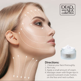 Dead Sea Collection in bathroom routine scene showing easy daily use and layering