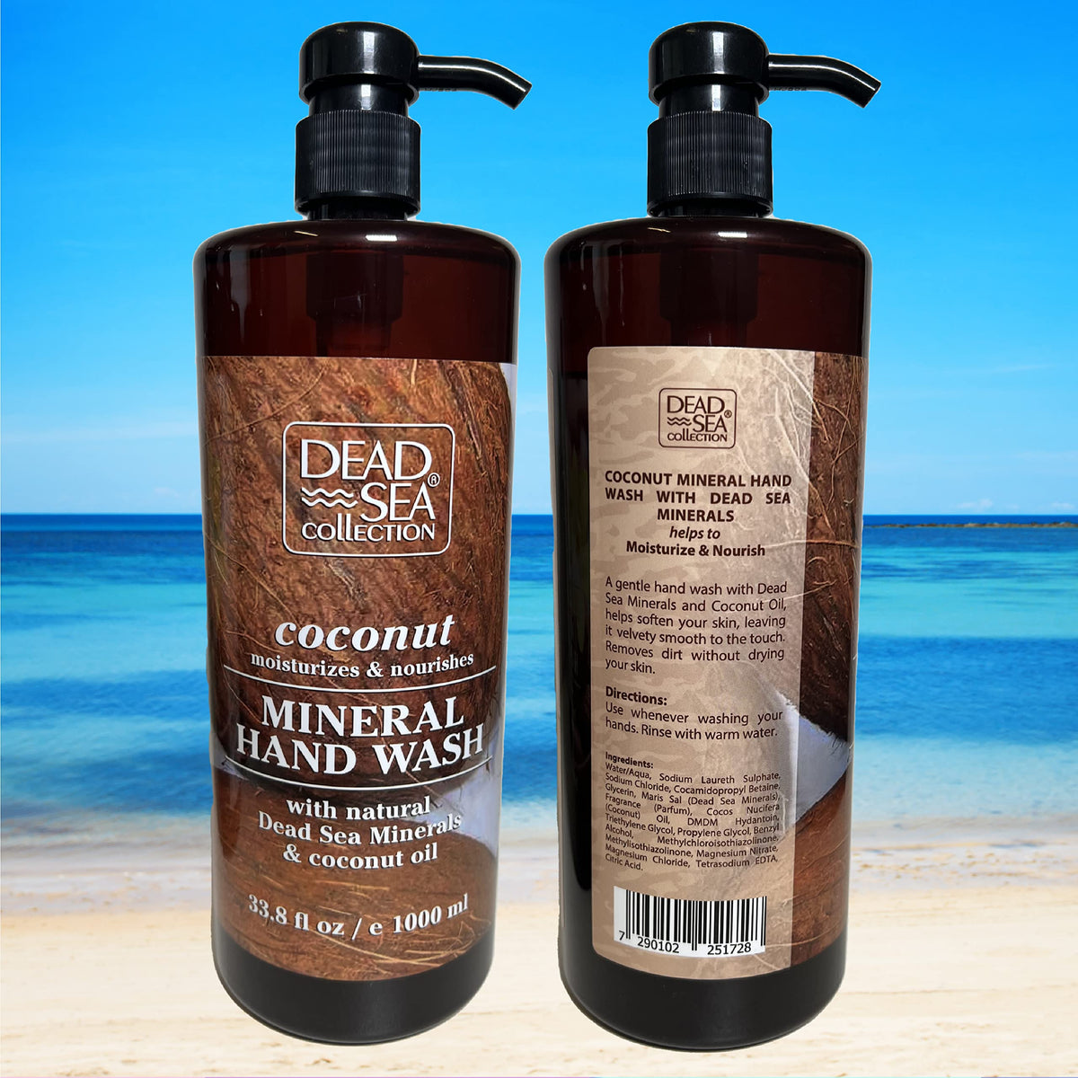 Dead Sea Collection open cap showing factory seal and product freshness benefit