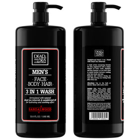 Dead Sea Collection two bottles styled in bathroom emphasizing long-term value
