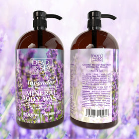 Dead Sea Collection size comparison with common bottle illustrating volume