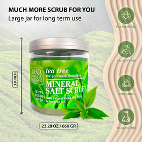 Dead Sea Collection open jar showing oil layer and moisturizing action