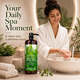 Dead Sea Collection creamy lather texture highlighting gentle cleansing and soft-feel finish