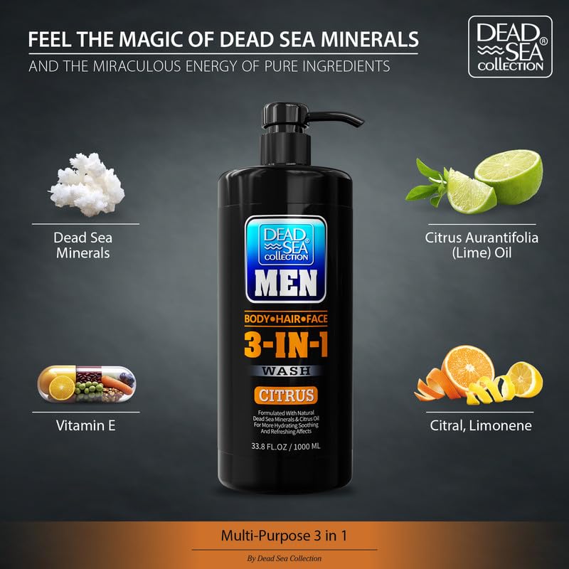 Dead Sea Collection texture on hand illustrating smooth gel consistency and gentle cleanse