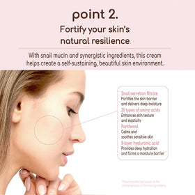 DEARBOO applying cream on hand demonstrating fast absorption and glow
