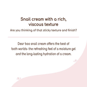 DEARBOO open jar revealing smooth cream for easy scoop and application