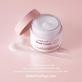 DEARBOO cream texture swipe showing silky finish and lightweight hydration