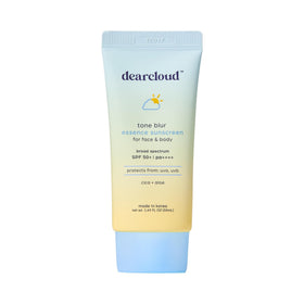 dearcloud front packaging showing tube and branding, ideal for travel