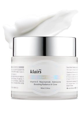 DearKlairs jar front view showing label and clean packaging benefit hydration